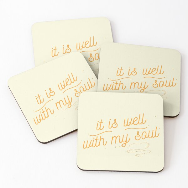 Item preview, it is well with my soul | catholic quote | christian quote designed and sold by LivingtheFaith.