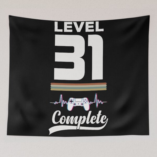 Item preview, Level 31 Complete - Born in 1990 Gaming - 31st Birthday Anniversary Video Game Father's Day Christmas Present designed and sold by ALITOPRINCE.