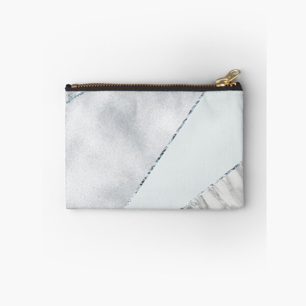 Item preview, Sparkling ice silver with grey marble designed and sold by marbleco.