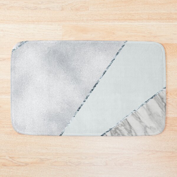 Item preview, Sparkling ice silver with grey marble designed and sold by marbleco.