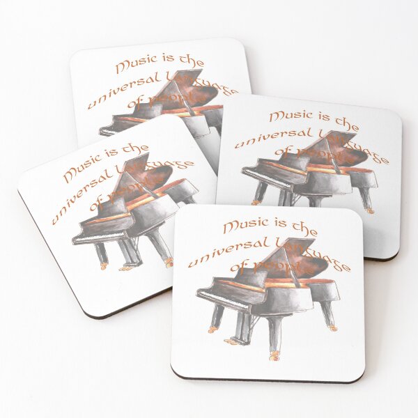 Item preview, music is a common language designed and sold by RIDVAN | Visual Art & Design.