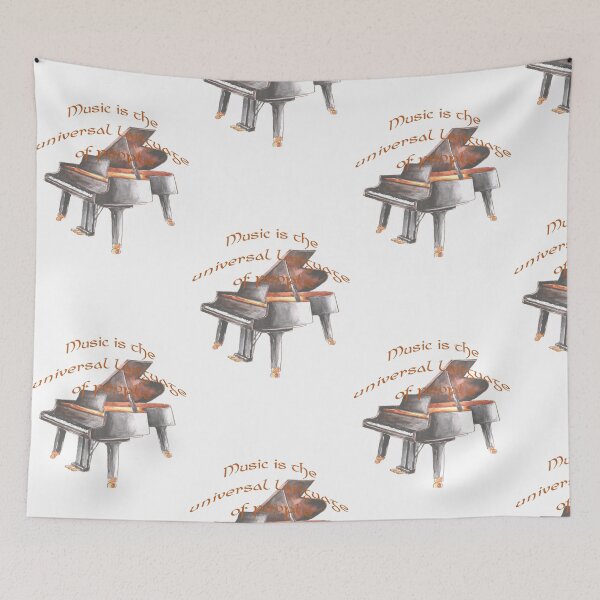 Item preview, music is a common language designed and sold by RIDVAN | Visual Art & Design.