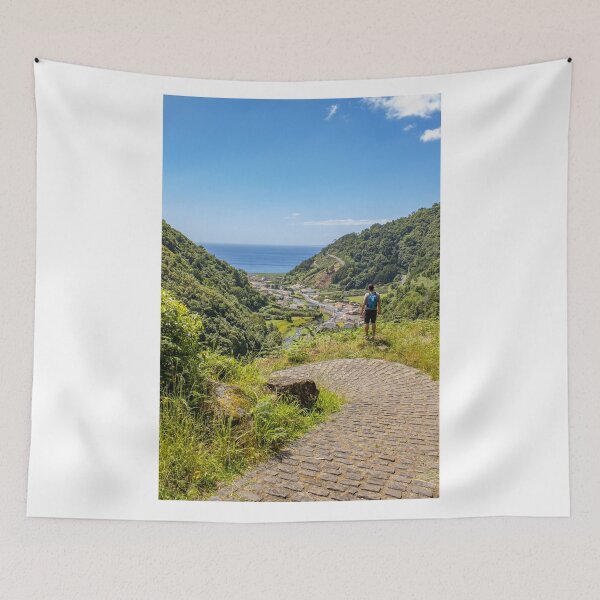 Item preview, Walking tour at the Azores islands, Sao Miguel, amazing landscape, outdoor activity. Travel destination in Portugal. designed and sold by AylaHarbich.