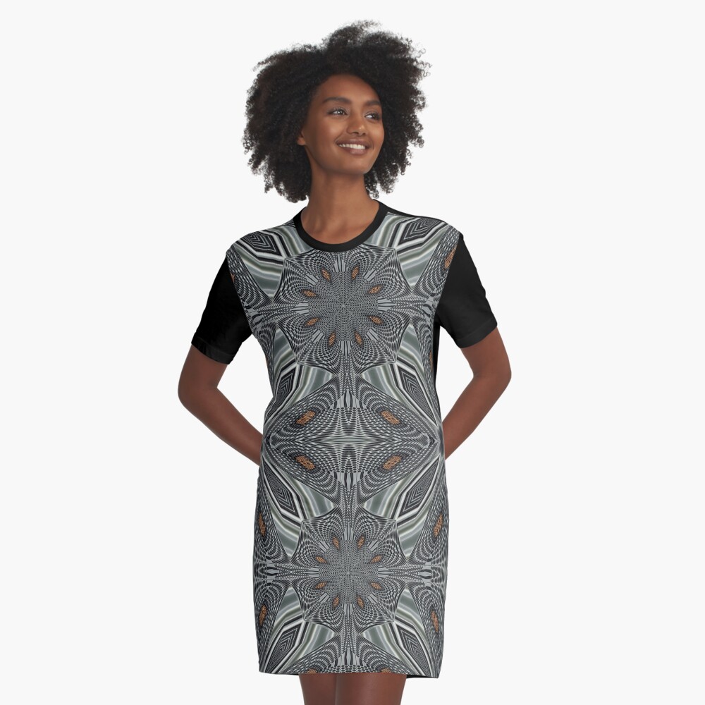 Boho Chic Bohemian 6 Graphic T-Shirt Dress
