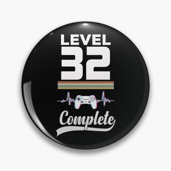 Item preview, Level 32 Complete - Born in 1989 Gaming - 32nd Birthday Anniversary Video Game Father's Day Christmas Present designed and sold by ALITOPRINCE.