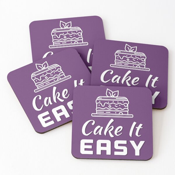 Item preview, Take it Easy, Cake it Easy,Funny Cake lovers gift  designed and sold by AmazingEcraft.