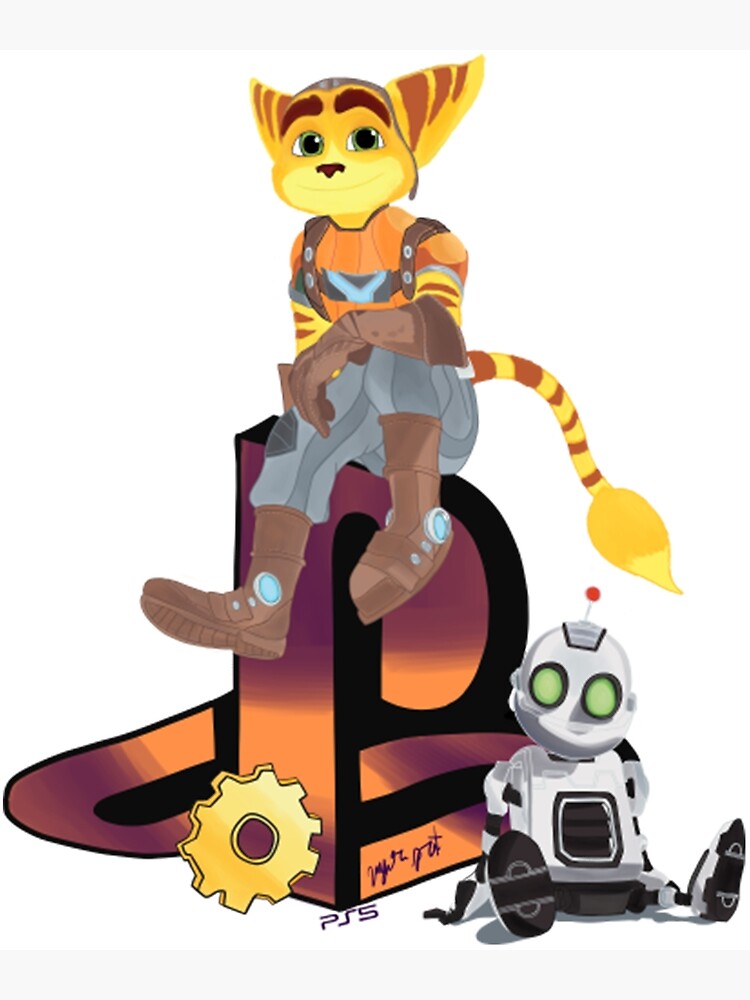 "Ratchet And Clank Rift Apart " Poster for Sale by JustMomItCo Redbubble
