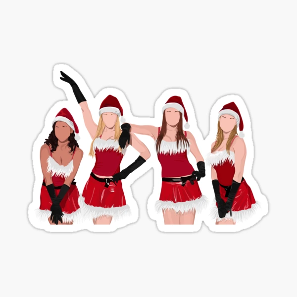 Its Time To Jingle Bell Rock Mean Girls  Sticker for Sale by  izzydoodlesshop