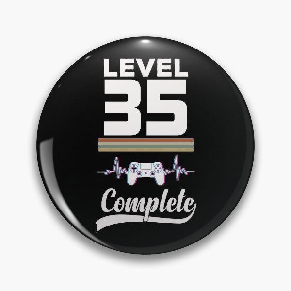Item preview, Level 35 Complete - Born in 1986 Gaming - 35th Birthday Anniversary Video Game Father's Day Christmas Present designed and sold by ALITOPRINCE.