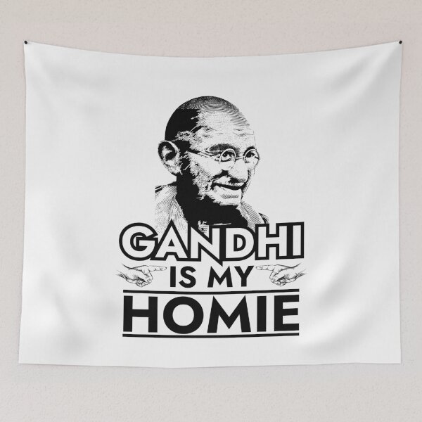 Item preview, Mahatma Gandhi is My Homie  designed and sold by The Junto Shop.