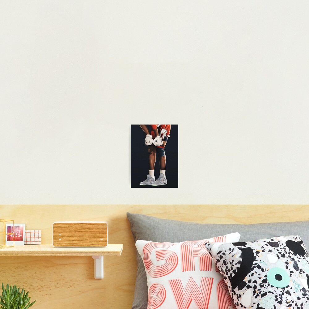 Hypebeast anime action figure with sneakers Throw Pillow by Introspective  Design