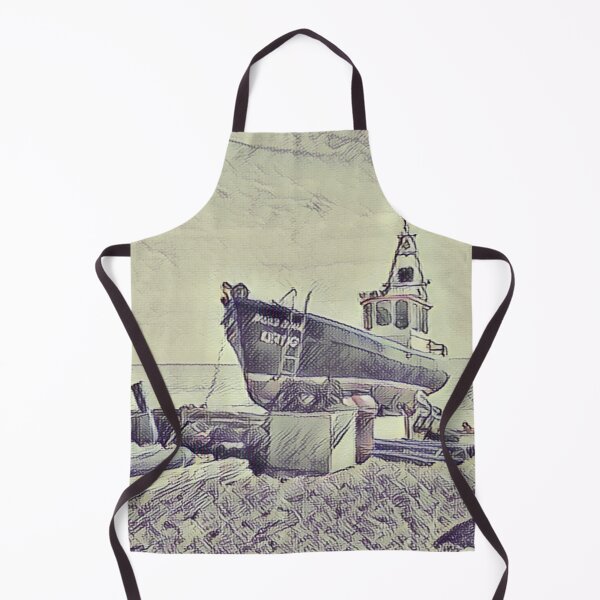 Item preview, Fishing Boat in Pen and Ink designed and sold by Fearless-Fox.