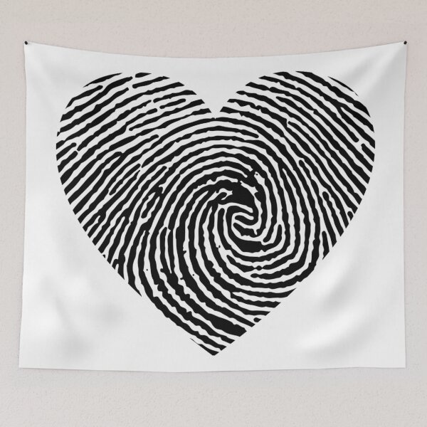 Item preview, Fingerprints in the Heart designed and sold by Jujuzinha21.