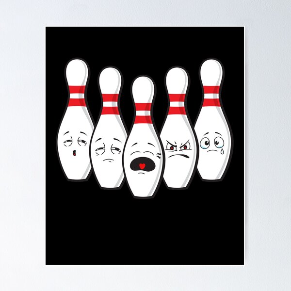 Item preview, Bowling Pins Bowling Bowler Sports designed and sold by MooonTees.