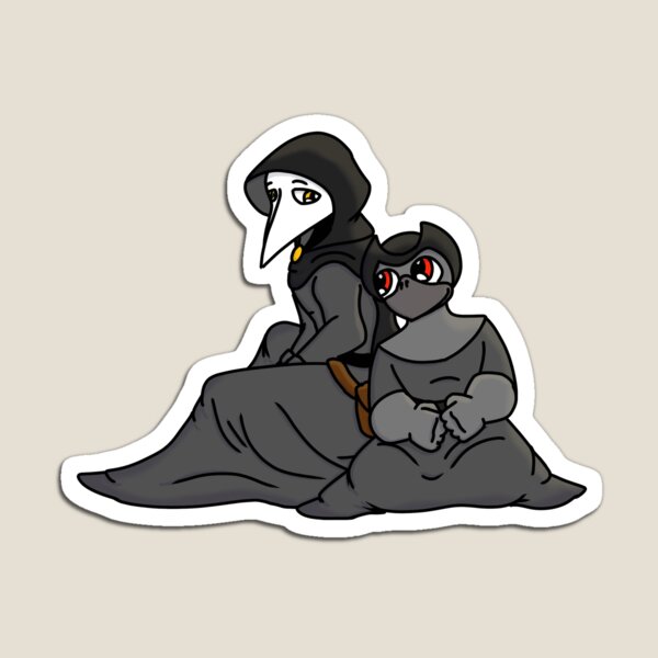 SCP 035 and 049 full body Sticker for Sale by Bon-Twister