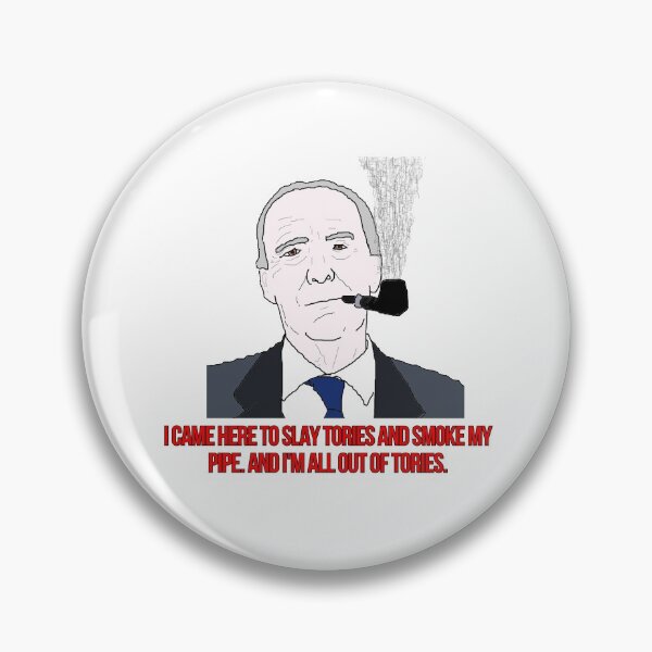 Item preview, Tony Benn With Pipe: Tory Slayer designed and sold by RevolutionInPaint.