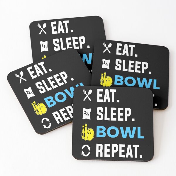 Item preview, Eat Sleep Bowl Bowling Bowler Sports designed and sold by MooonTees.