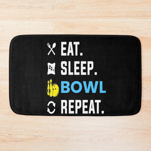 Item preview, Eat Sleep Bowl Bowling Bowler Sports designed and sold by MooonTees.