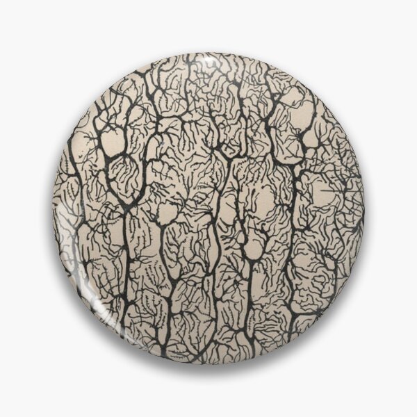 Item preview, A purkinje neuron from the human cerebellum, ca. 1900, Santiago Ramon y Cajal designed and sold by Jpsmyth.
