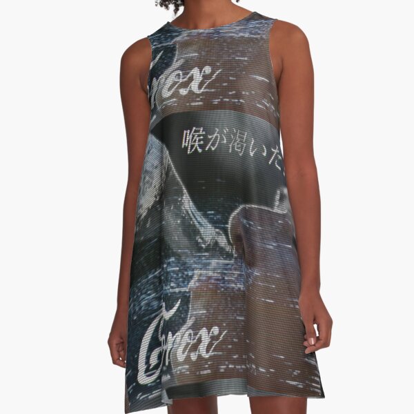 Vaporwave Clorox A-Line Dress