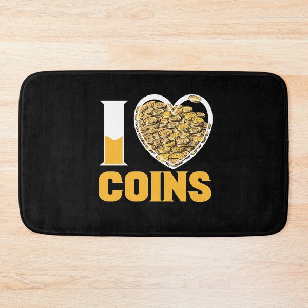 Item preview, I Love Coins Collecting Collector Coin designed and sold by MooonTees.