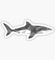 Pegatina Gran tiburón blanco