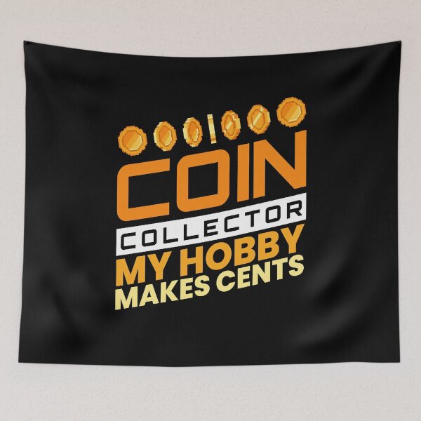Item preview, Coin Collector Collecting Collector Coin designed and sold by MooonTees.