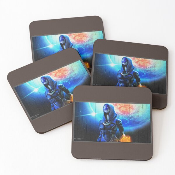 Aperçu de l'œuvre Mass Effect : Peinture numérique sur bois Tali'Zorah (Tali) créée et vendue par Visual Resolutions.
