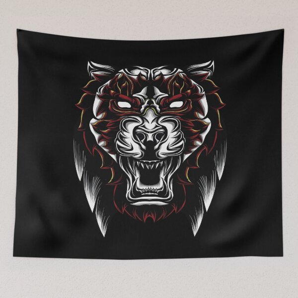 Item preview, Mysterious Masked Tiger designed and sold by VibrantGifts.