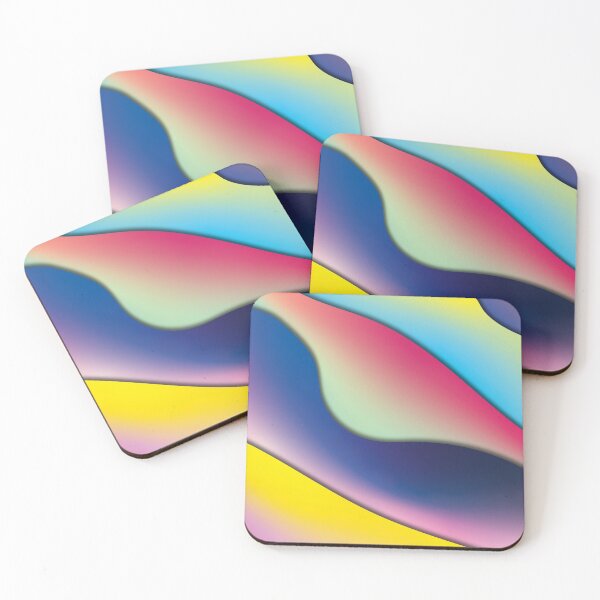 Item preview, Color degradation on abstract figures designed and sold by JohannaWallace.