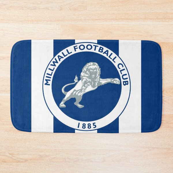 Item preview, Millwall FC logo with stripes designed and sold by Etchedclothing.