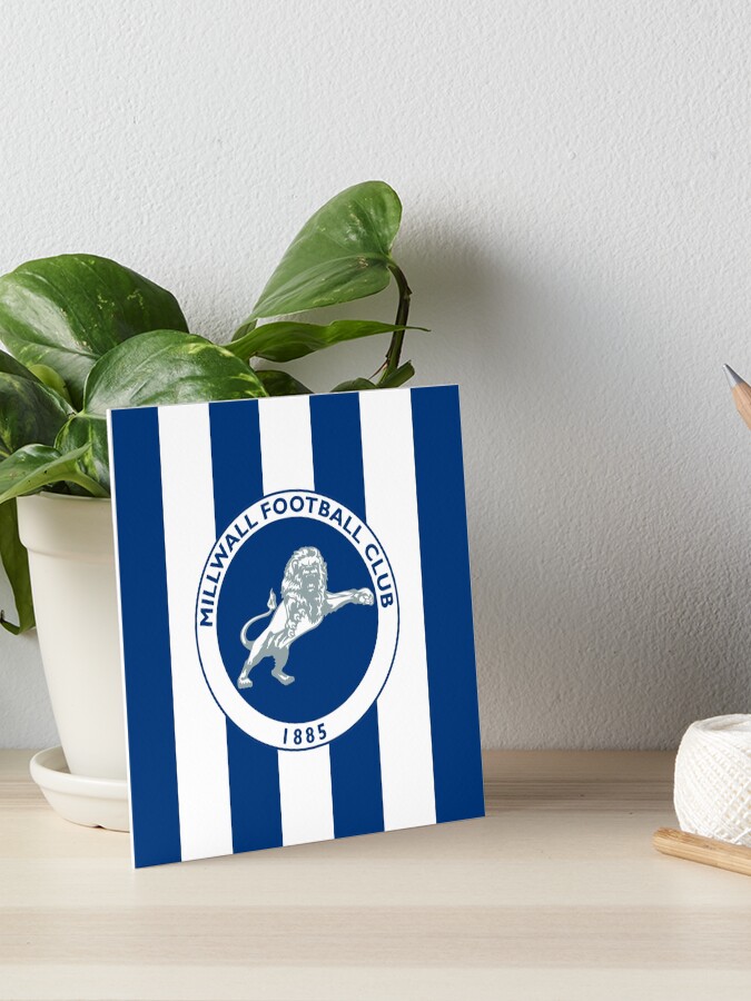 Millwall FC logo with stripes | Art Board Print