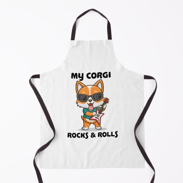 Item preview, My Corgi Rocks and Rolls Funny Corgis Dog Puppy Design designed and sold by Shoebob.