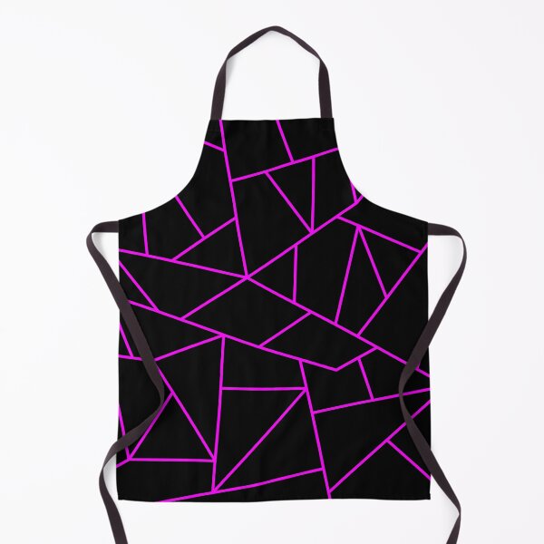 Item preview, Magenta Mosaic Lines On Black designed and sold by rewstudio.
