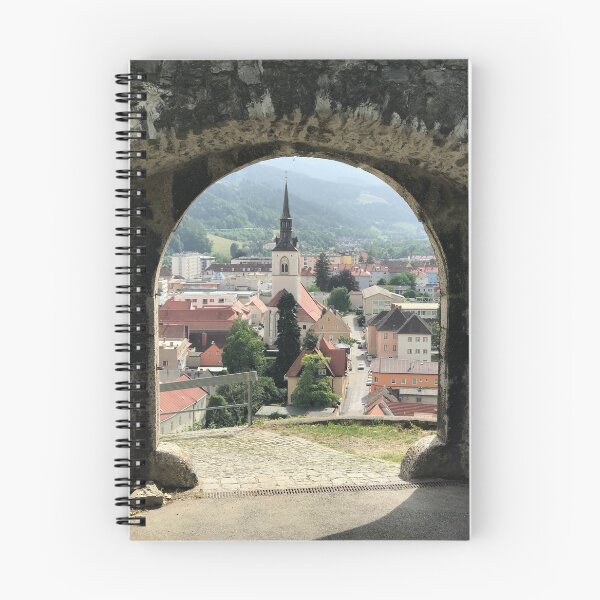 Item preview, Bruck an der Mur through the Gates of a Castle designed and sold by Christine  Wilson Photos.