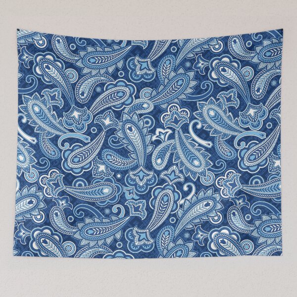 Item preview, Blue Floral Paisley designed and sold by Neogaia Creations.