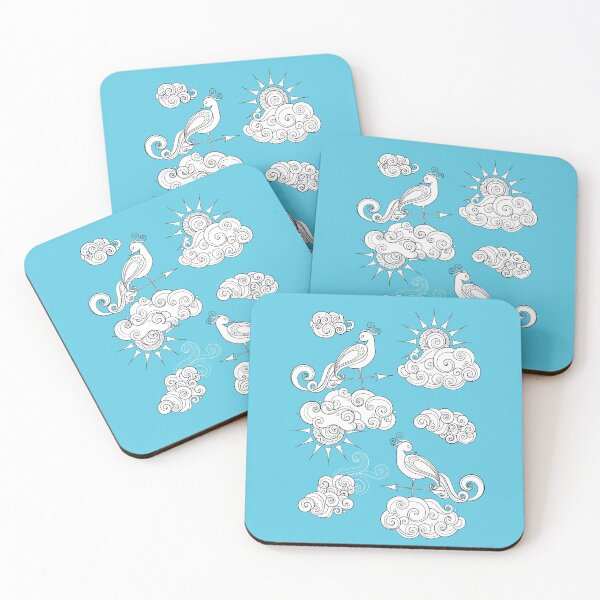 Item preview, Noncolored Fairytale Weather Forecast Print designed and sold by lissantee.
