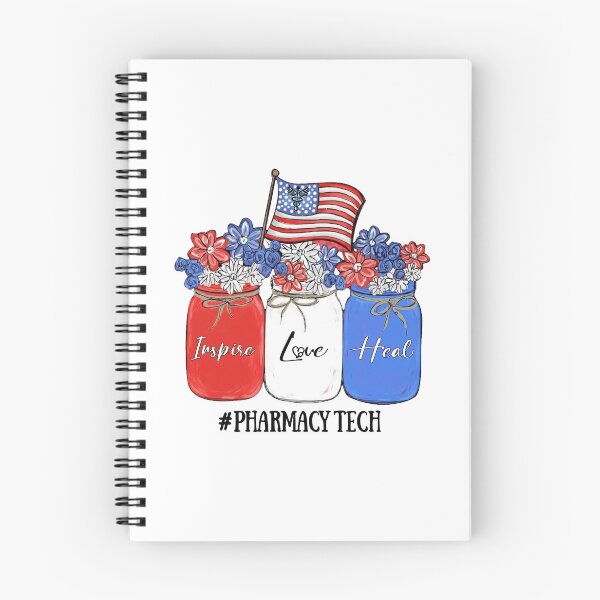 Item preview, Inspire Love Heal Nurse Life Pharmacy Tech American Flag designed and sold by AlisonWalsh24.