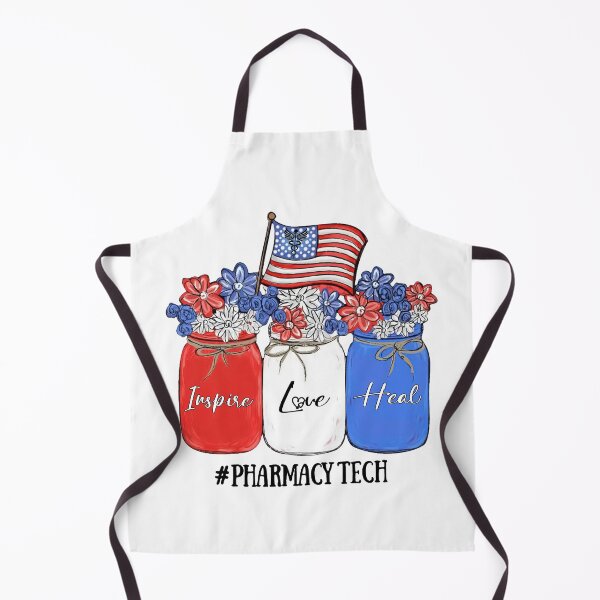 Item preview, Inspire Love Heal Nurse Life Pharmacy Tech American Flag designed and sold by AlisonWalsh24.