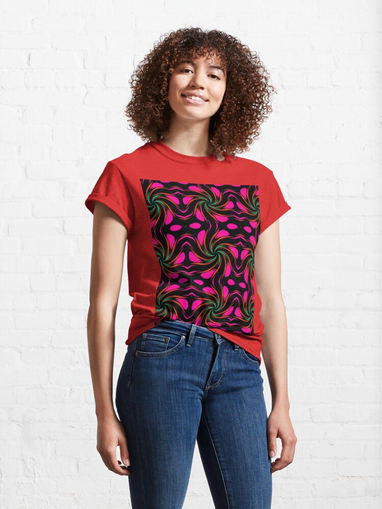 Alternate view of Arcadia Red Flower 1 Classic T-Shirt
