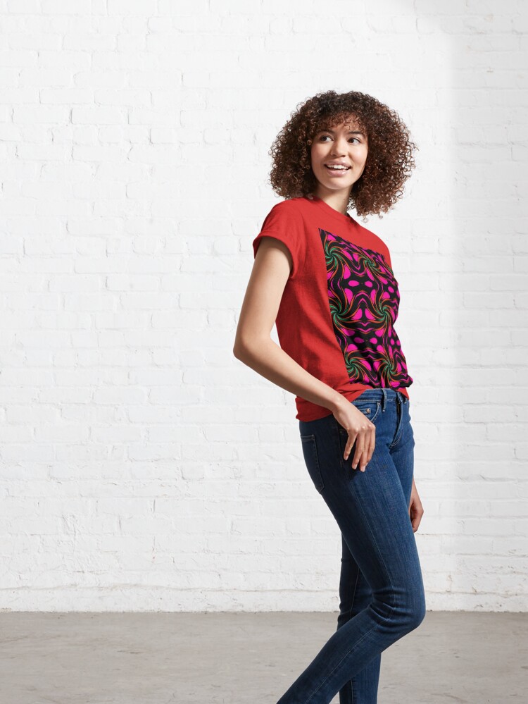 Alternate view of Arcadia Red Flower 1 Classic T-Shirt