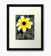 Be Yourself Framed Print