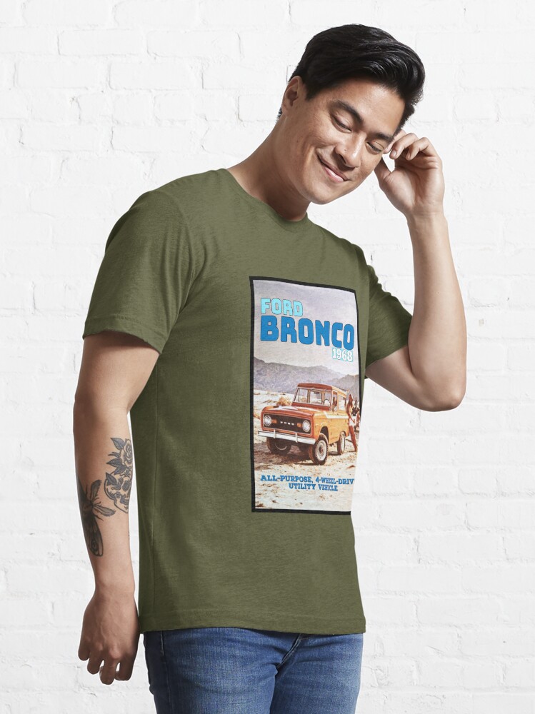 Classic Bronco T Shirt Retro 4x4 Off Road Vintage Worn Faded