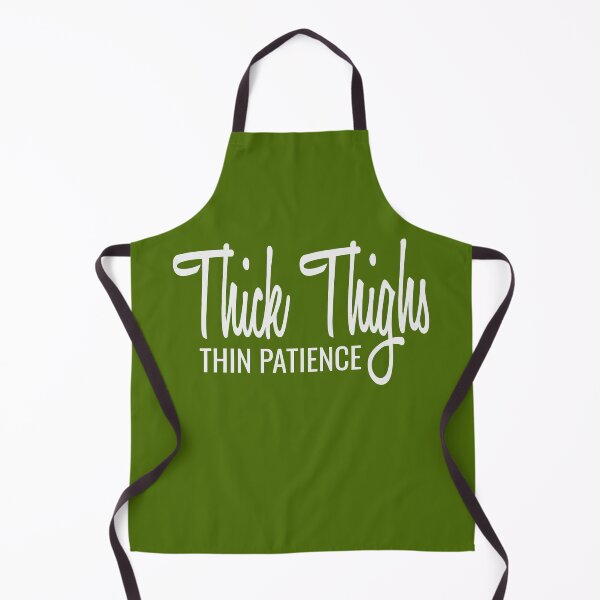 Item preview, thick thighs thin patience shirt designed and sold by hanlynstyle.