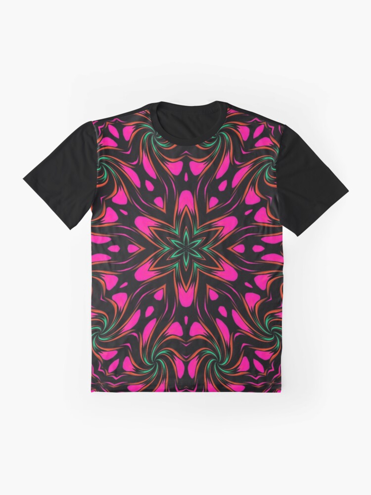 Alternate view of Arcadia Red Flower 2 Graphic T-Shirt