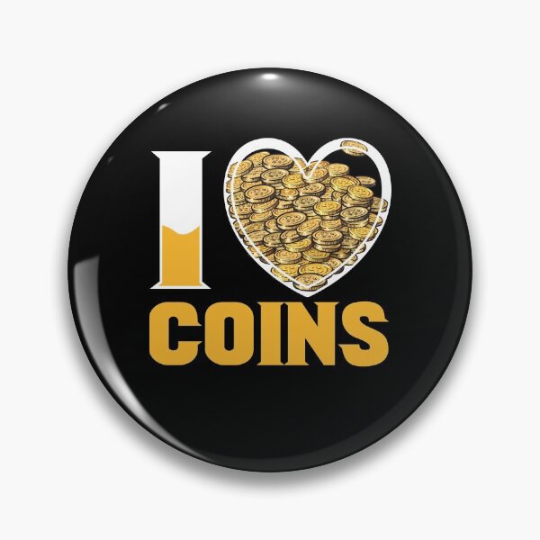 Item preview, I Love Coins Collecting Collector Coin designed and sold by MooonTees.