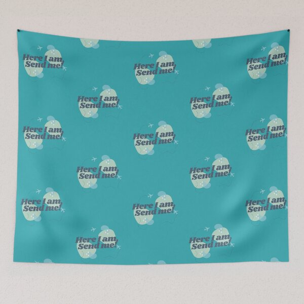Item preview, Here I am Send me | Bible Verse | Catholic | Christian designed and sold by LivingtheFaith.