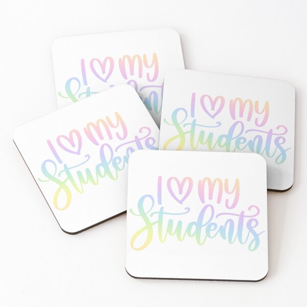 Item preview, I love my students - empowering teacher quote/gift  designed and sold by PickaSticka.