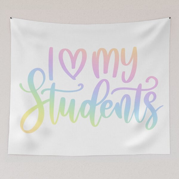 Item preview, I love my students - empowering teacher quote/gift  designed and sold by PickaSticka.