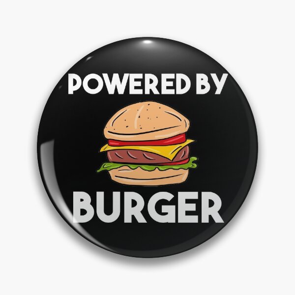Item preview, Powered By Burger, Gift for Burger Lover designed and sold by GoldenGerrari.